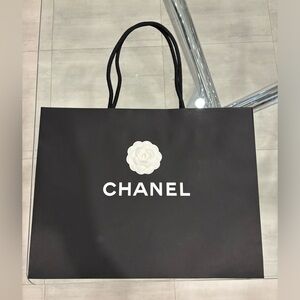 Chanel Black Shopping Gift Bag